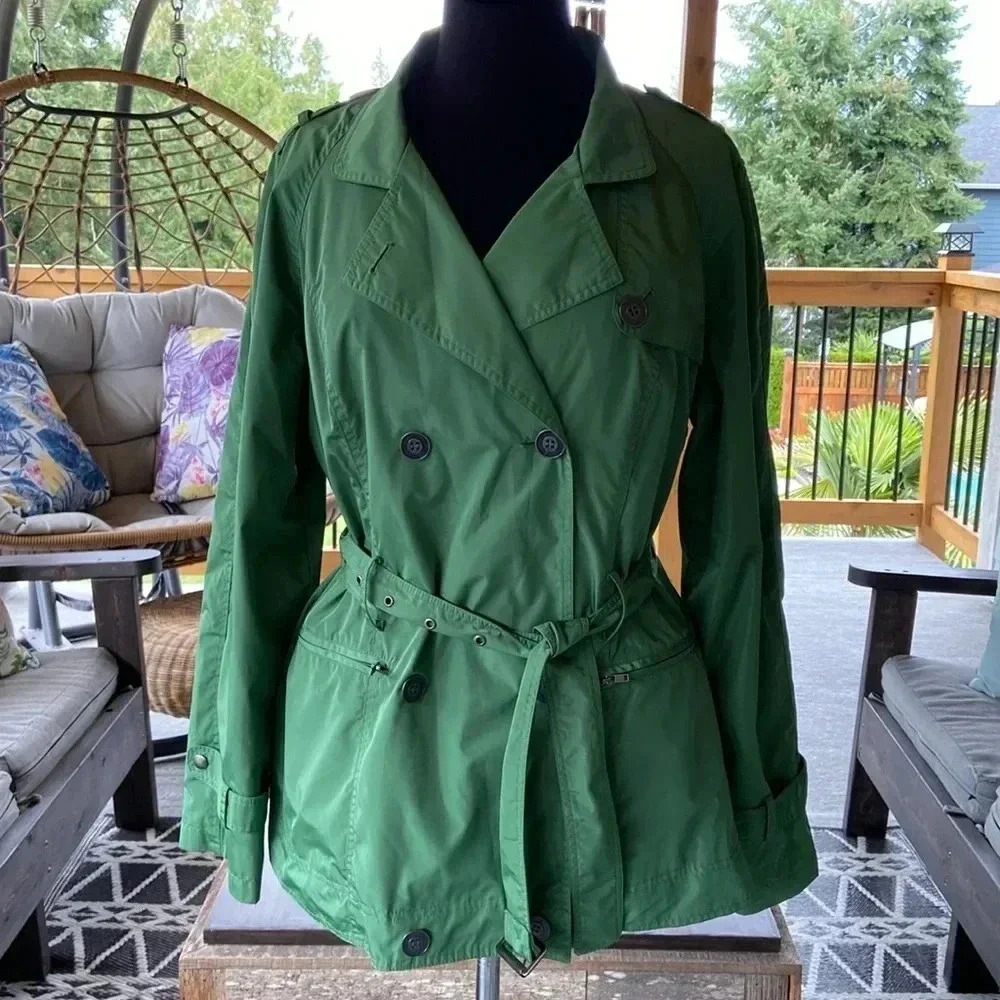 Johnston & Murphy | Crop Trench Coat